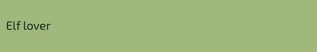 Elf lover